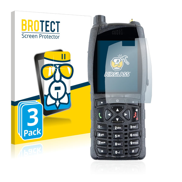 3x BROTECT AirGlass Glass Screen Protector for Sepura SC20