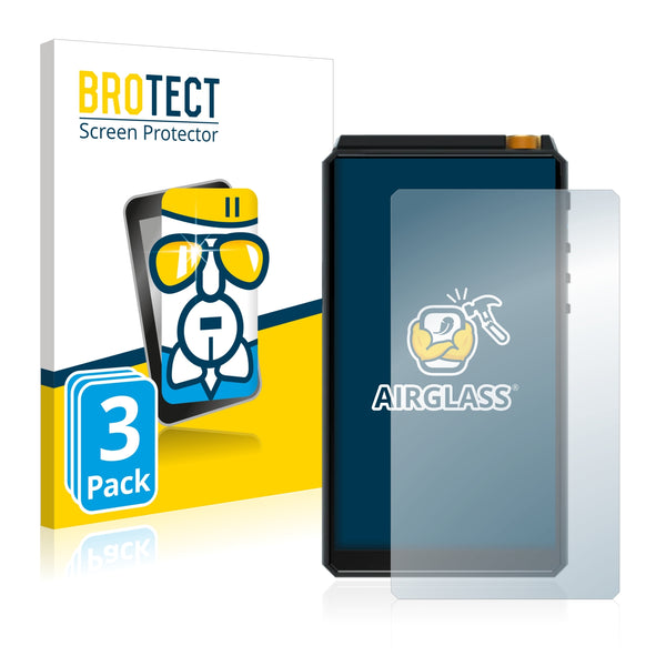 3x BROTECT AirGlass Glass Screen Protector for Hiby New R6