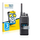 3x BROTECT AirGlass Glass Screen Protector for Icom IC-F29SDR