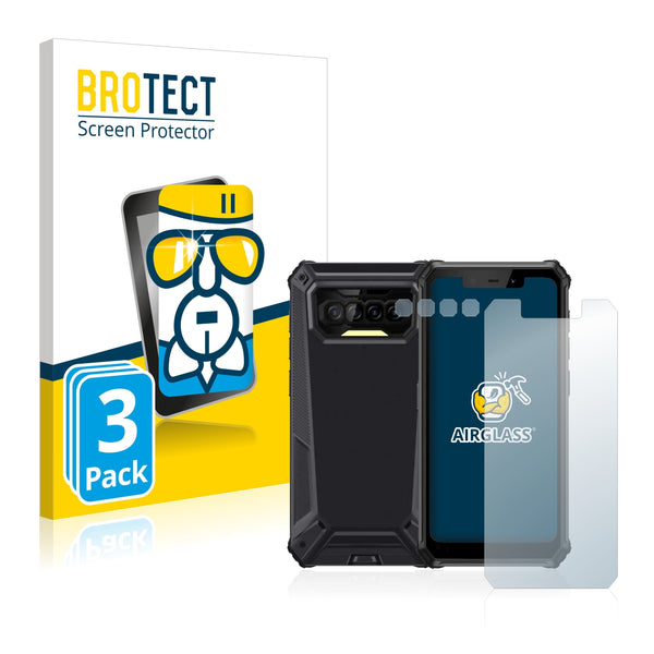 3x BROTECT AirGlass Glass Screen Protector for iiiF150 B2021 (Front + cam)