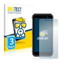 3x BROTECT AirGlass Glass Screen Protector for Ulefone Armor X11 Pro