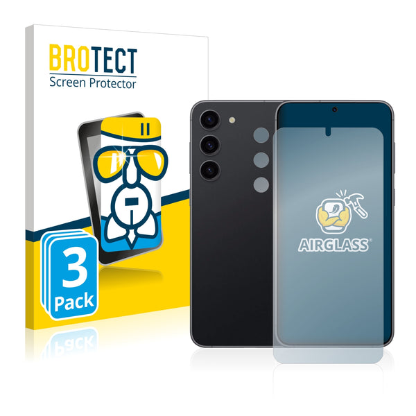 3X Nano Glass Screen Protectors for Samsung Galaxy S23 Plus (Front & Camera)