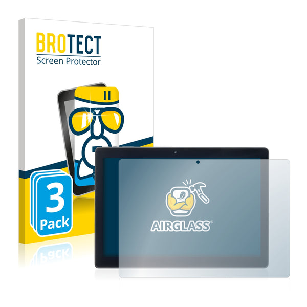 3X Nano Glass Screen Protectors for Odys Space One 10 SE LTE