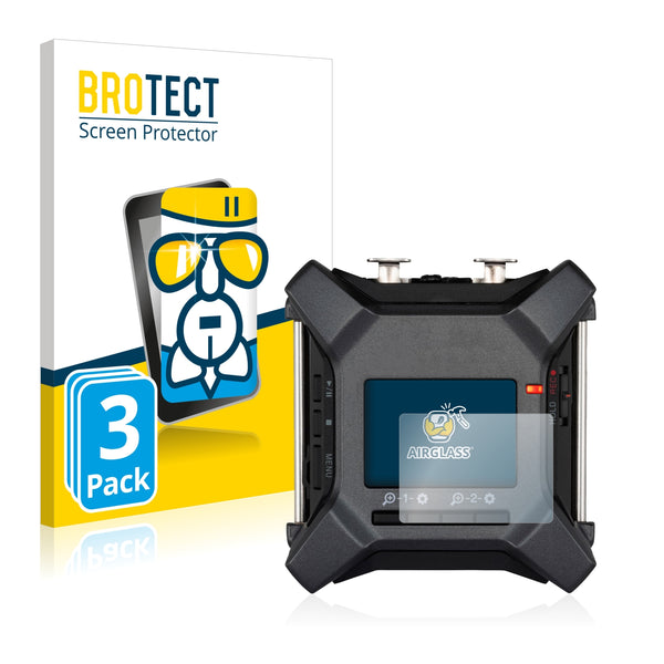 3X Nano Glass Screen Protectors for Zoom F3 field recorder