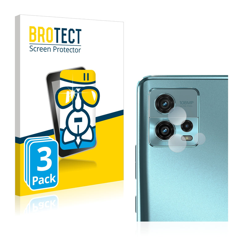 3X Nano Glass Screen Protectors for Motorola Moto G72 (Camera)