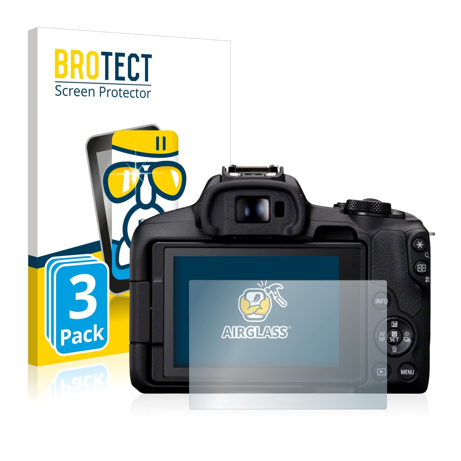 3X Nano Glass Screen Protectors for Canon EOS R50 - ScreenShield - The ...