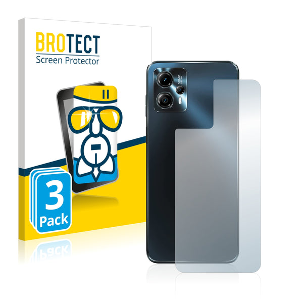 3X Nano Glass Screen Protectors for Motorola Moto G13 (Back)
