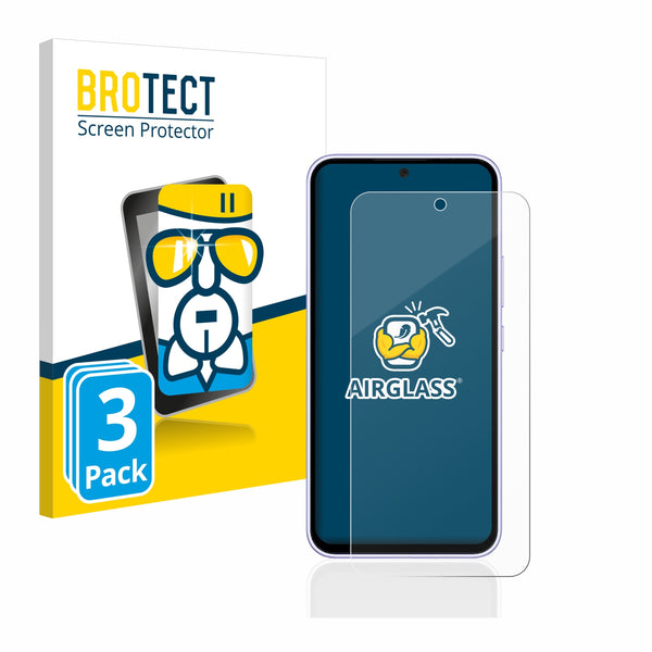 3X Nano Glass Screen Protectors for Samsung Galaxy A54