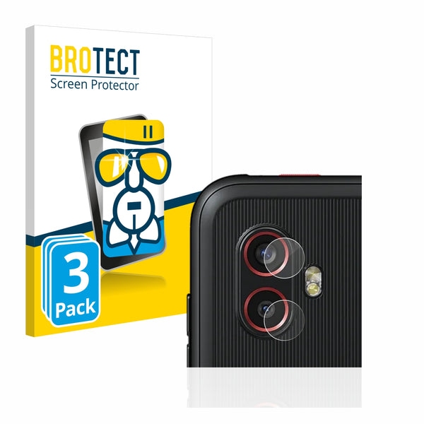 3X Nano Glass Screen Protectors for Samsung Galaxy Xcover 6 Pro Enterprise Edition (Camera)