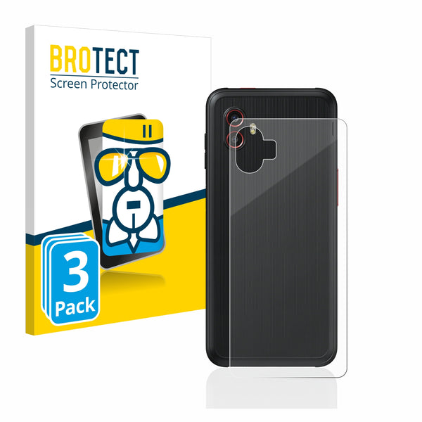 3X Nano Glass Screen Protectors for Samsung Galaxy Xcover 6 Pro Enterprise Edition (Back)