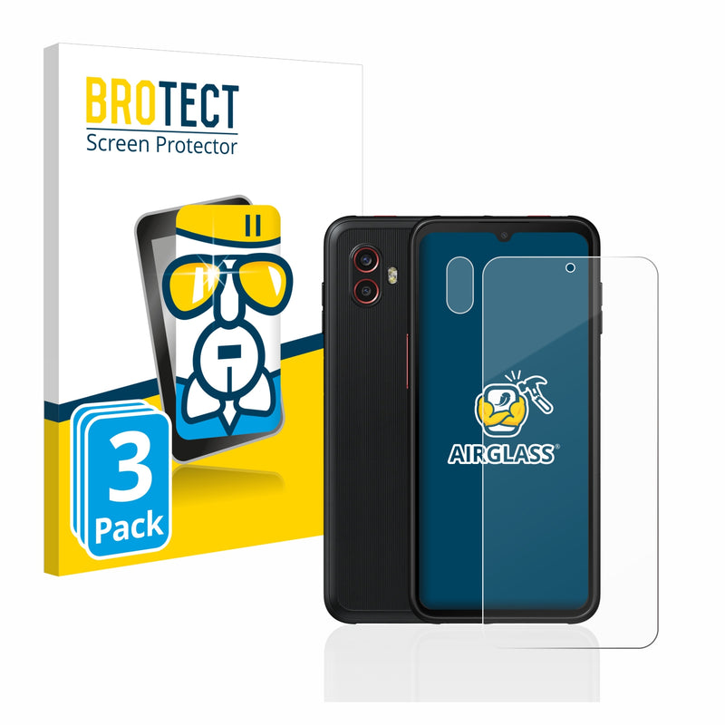 3X Nano Glass Screen Protectors for Samsung Galaxy Xcover 6 Pro Enterprise Edition (Front & Camera)