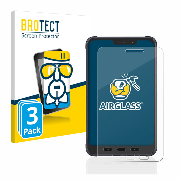 3X Nano Glass Screen Protectors for Samsung Galaxy Tab Active 3 Enterprise Edition LTE