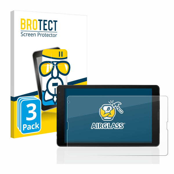 3X Nano Glass Screen Protectors for Medion Tablet  E10421 10.1