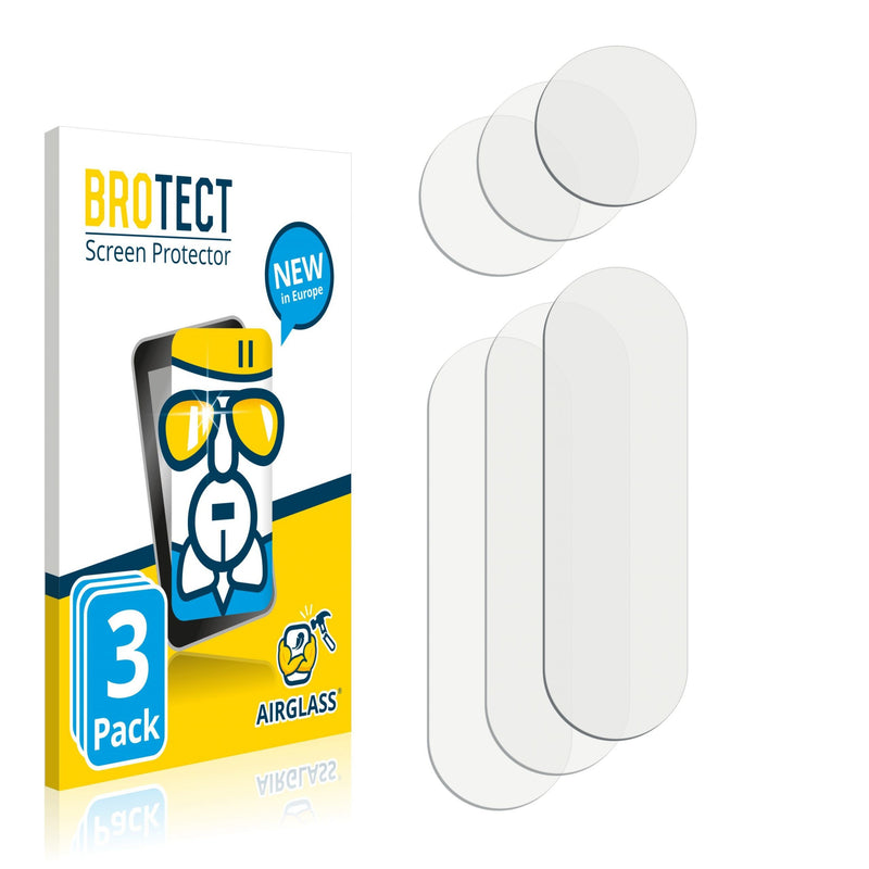3x BROTECT AirGlass Glass Screen Protector for Motorola Moto G Pro (Camera)