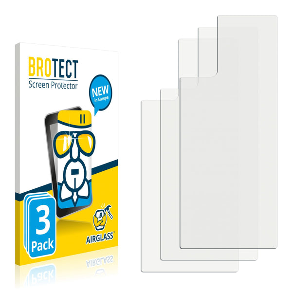 3x BROTECT AirGlass Glass Screen Protector for Samsung Galaxy Note 20 (Back)