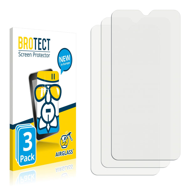 3x BROTECT AirGlass Glass Screen Protector for Wiko Y81