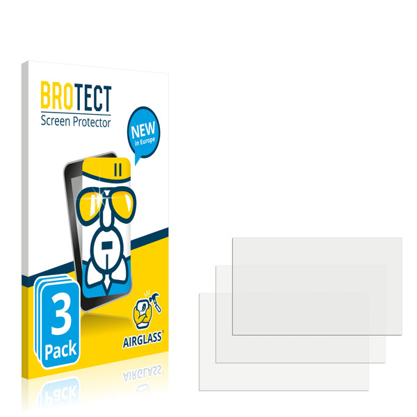 3x BROTECT AirGlass Glass Screen Protector for Trimble 250-System