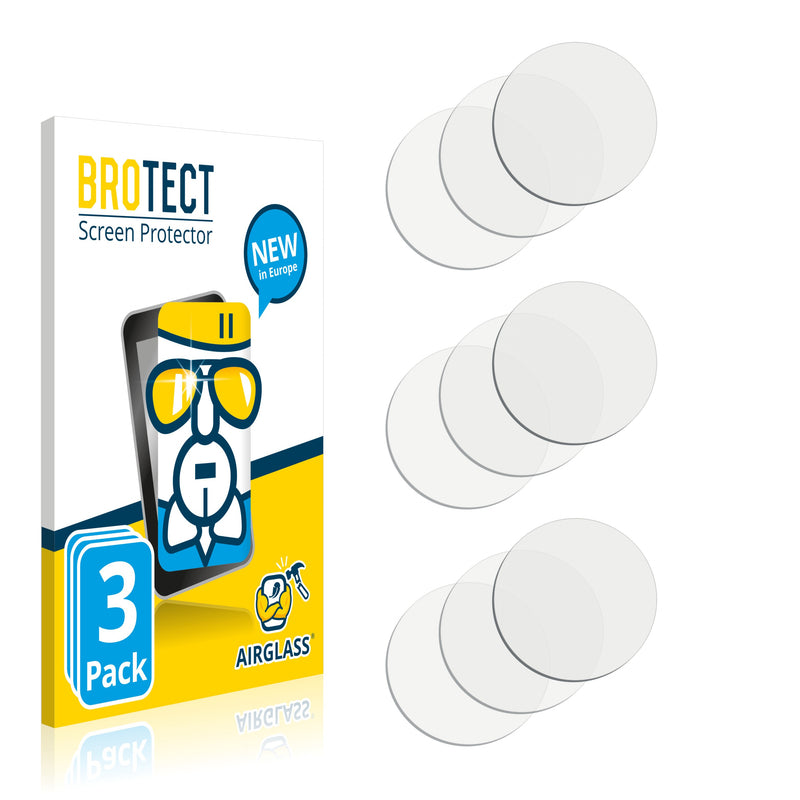 3x BROTECT AirGlass Glass Screen Protector for Motorola Moto E30 (ONLY Camera)