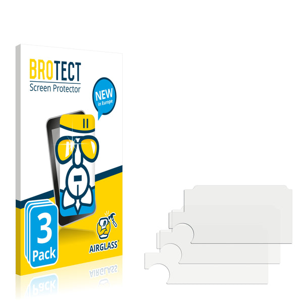 3x BROTECT AirGlass Glass Screen Protector for FlySky FS-i6