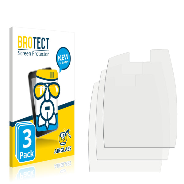 3x BROTECT AirGlass Glass Screen Protector for Sepura SC21