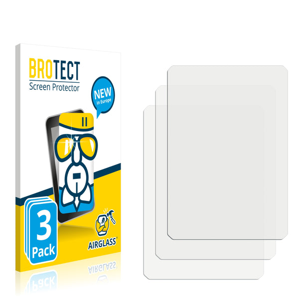 3x BROTECT AirGlass Glass Screen Protector for i.safe IS930.RG