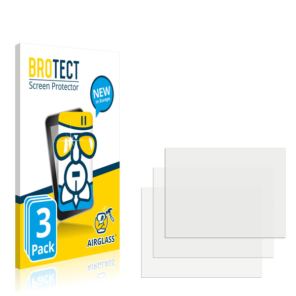 3x BROTECT AirGlass Glass Screen Protector for Ico DLT-V7210 10.4