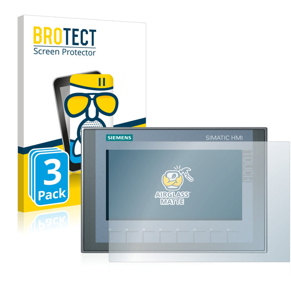 3x BROTECT Matte Screen Protector for Siemens Simatic HMI KTP 700 Basic