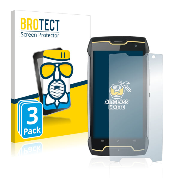 3x BROTECT AirGlass Matte Glass Screen Protector for Cubot King Kong