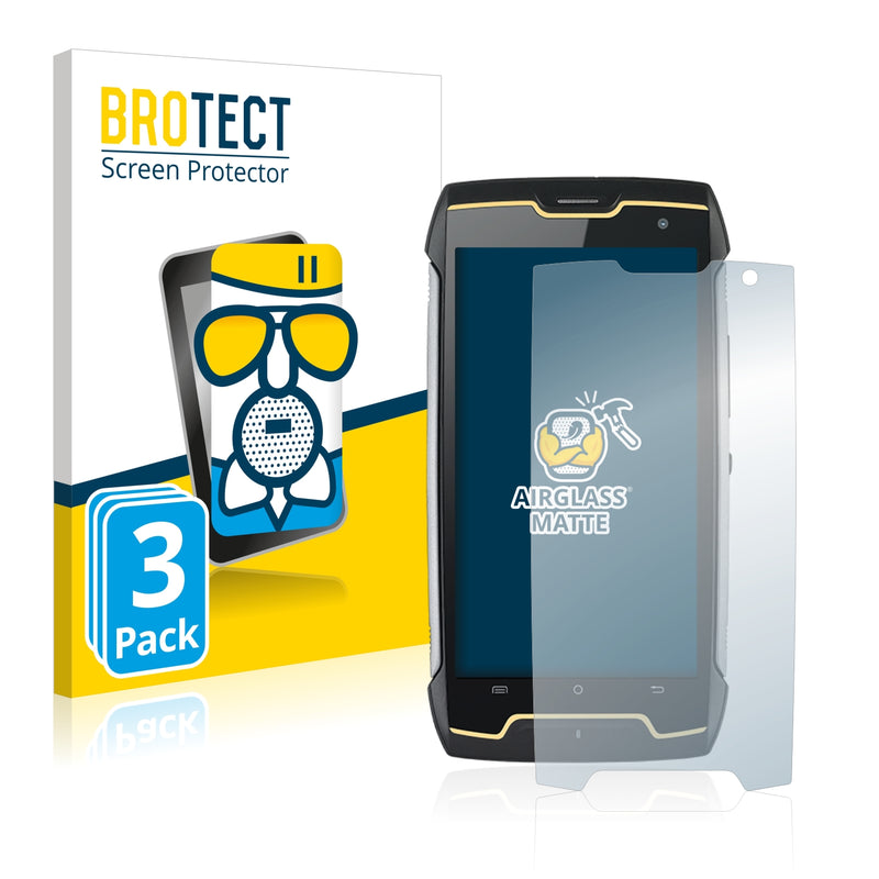 3x BROTECT AirGlass Matte Glass Screen Protector for Cubot King Kong