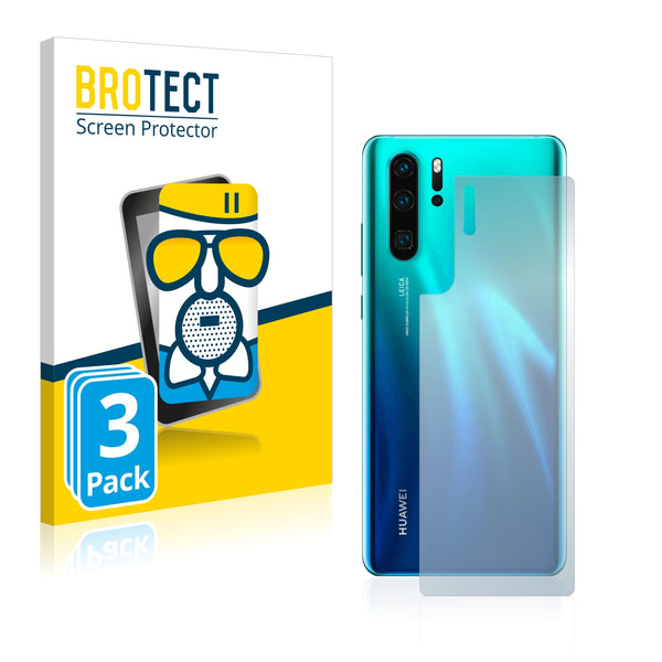3x BROTECT AirGlass Matte Glass Screen Protector for Huawei P30 Pro (Back)
