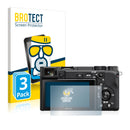 3x BROTECT AirGlass Matte Glass Screen Protector for Sony Alpha 6400