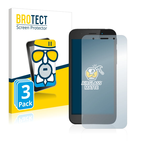 3x BROTECT AirGlass Matte Glass Screen Protector for Shiftphones Shift5me