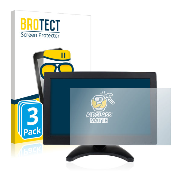 3x BROTECT AirGlass Matte Glass Screen Protector for Eyoyo HD TFT LCD HDMI Monitor