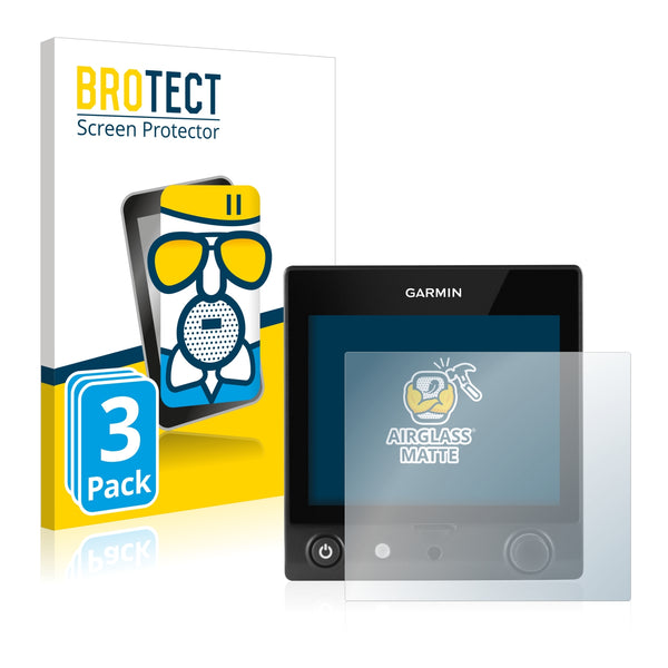 3x BROTECT AirGlass Matte Glass Screen Protector for Garmin G5