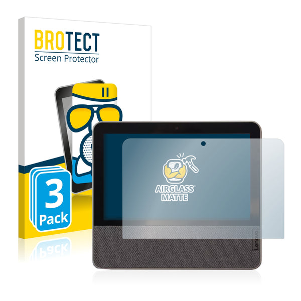3x BROTECT AirGlass Matte Glass Screen Protector for Lenovo Smart Display 7