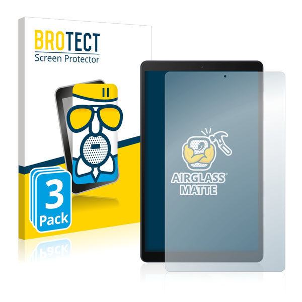 3x BROTECT AirGlass Matte Glass Screen Protector for Samsung Galaxy Tab A 10.1 2019 LTE
