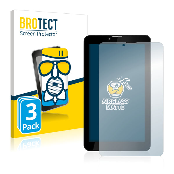3x BROTECT AirGlass Matte Glass Screen Protector for Vivax TPC-704 3G