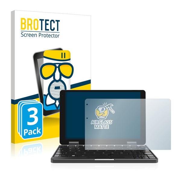 3x BROTECT AirGlass Matte Glass Screen Protector for Chuwi MiniBook