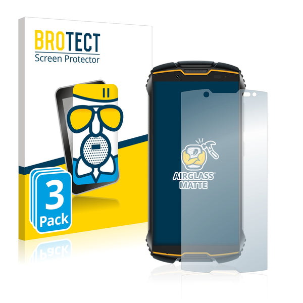 3x BROTECT AirGlass Matte Glass Screen Protector for Cubot Kingkong Mini