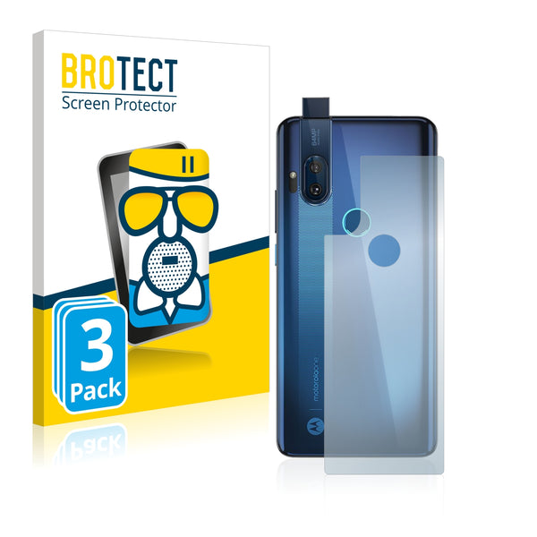 3x BROTECT AirGlass Matte Glass Screen Protector for Motorola One Hyper (Back)