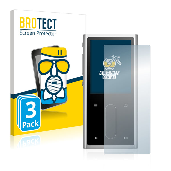 3x BROTECT AirGlass Matte Glass Screen Protector for FiiO M3K