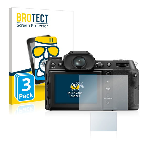 3x BROTECT Matte Screen Protector for Fujifilm GFX50S II