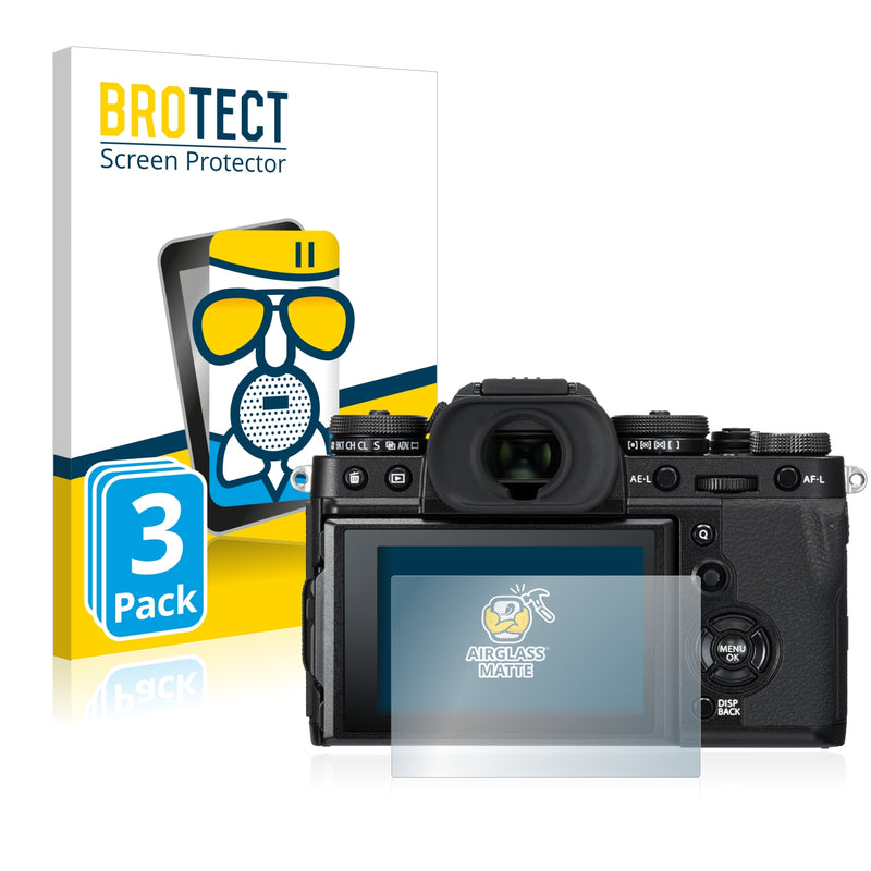 3x BROTECT Matte Screen Protector for Fujifilm X-T3 WW