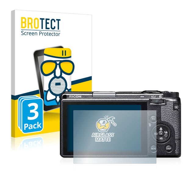 3x BROTECT Matte Screen Protector for Ricoh GR IIIx