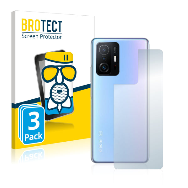 3x BROTECT Matte Screen Protector for Xiaomi 11T Pro (Back)