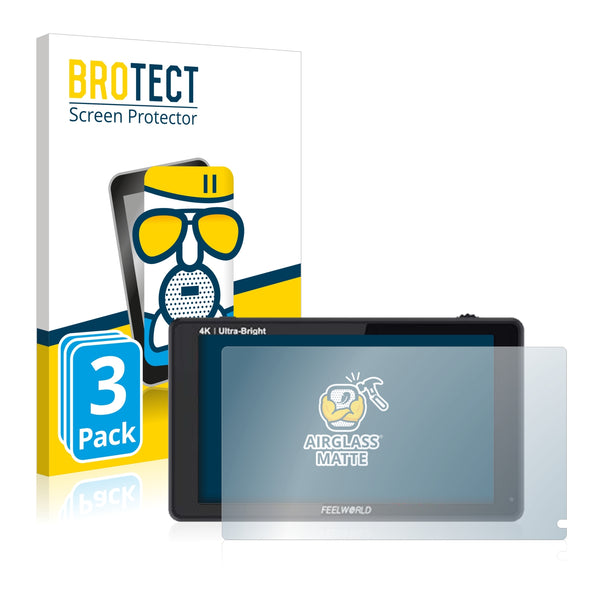 3x BROTECT Matte Screen Protector for Feelworld LUT6S 6