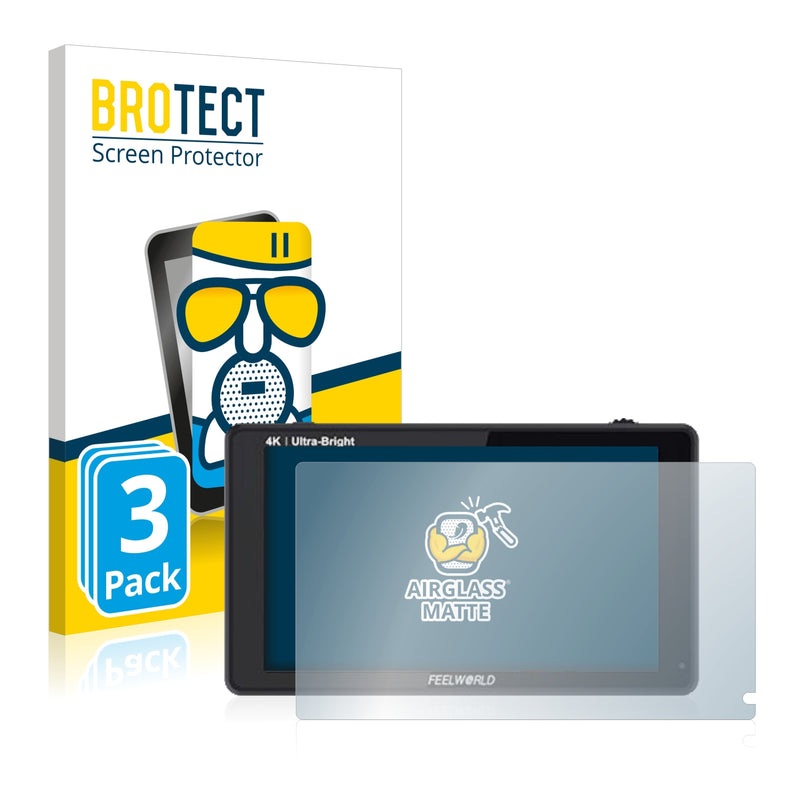 3x BROTECT Matte Screen Protector for Feelworld LUT6S 6