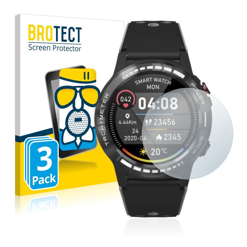 3x BROTECT Matte Screen Protector for Prixton SW37 (38 mm)