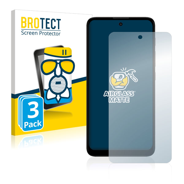 3x BROTECT Matte Screen Protector for Motorola Moto E40