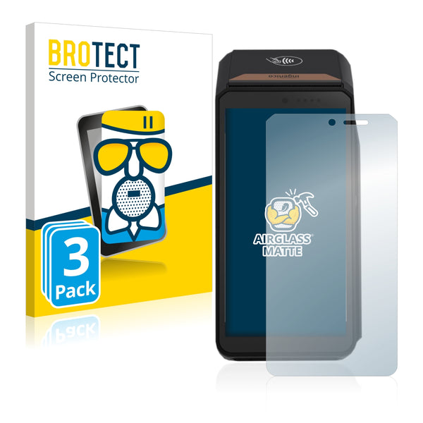 3x BROTECT Matte Screen Protector for Ingenico Axium DX8000
